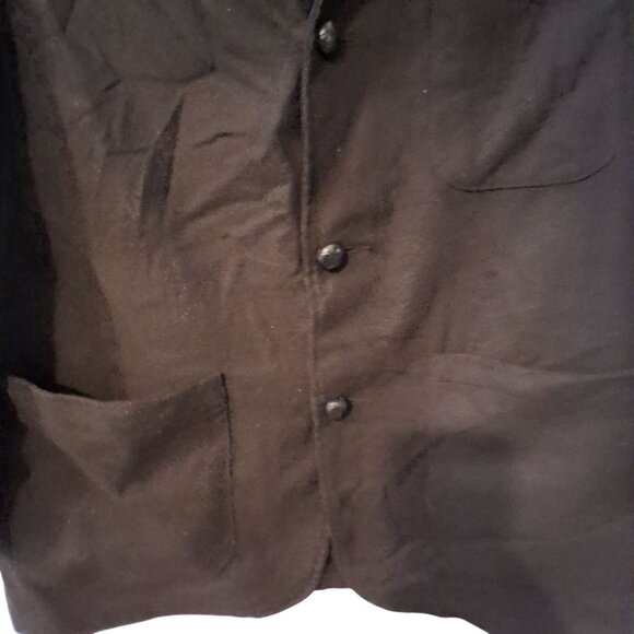 Pendleton topster jacket mens Large fitted wool black USA - Picture 5 of 5